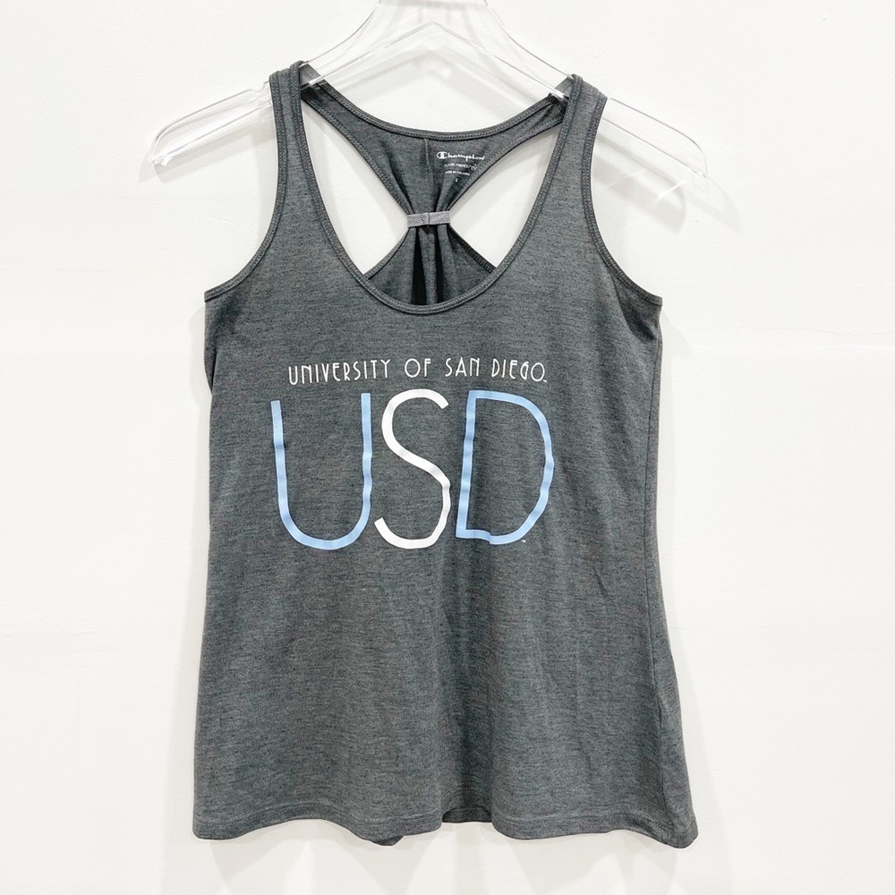 Champion Racerback University San Diego Tank Grey